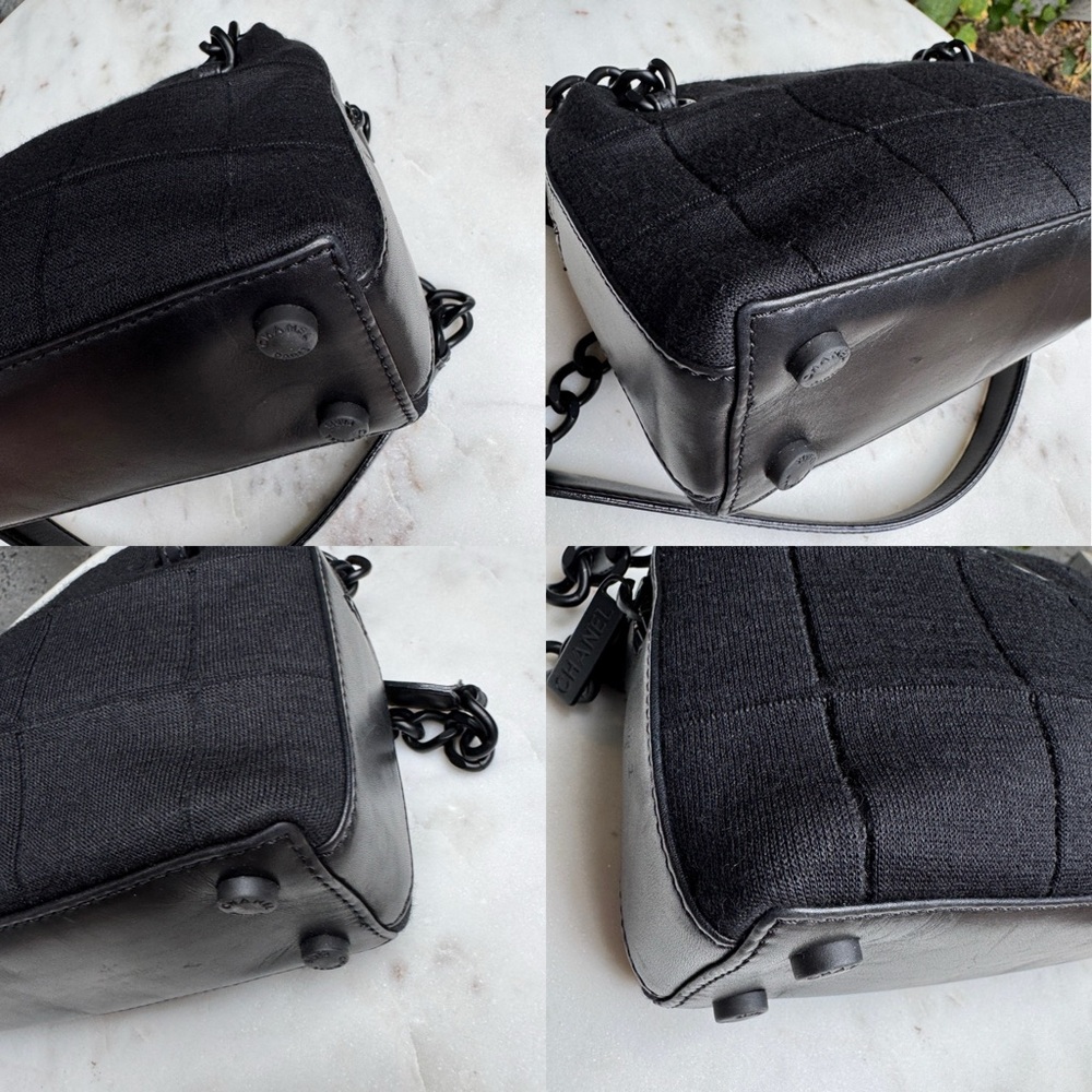Chanel Y2K Jersey Chocolate Bar Shoulder Bag - Picture 11 of 13